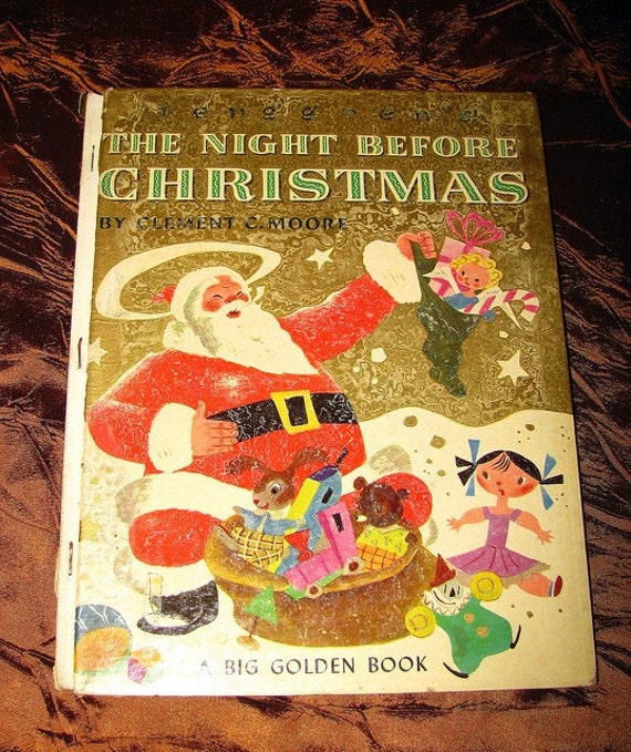 The Night Before Christmas A Big Golden Book copyright 1951