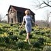 Across the Sky Summer Dress with Lace Cloud Trim S M