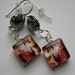 I Will Guide You Handmade Art Glass Dangle French Hook Earrings
