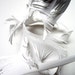 Feather Architecture- vertical paper sculpture - hanging