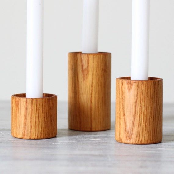 modern candle holder set