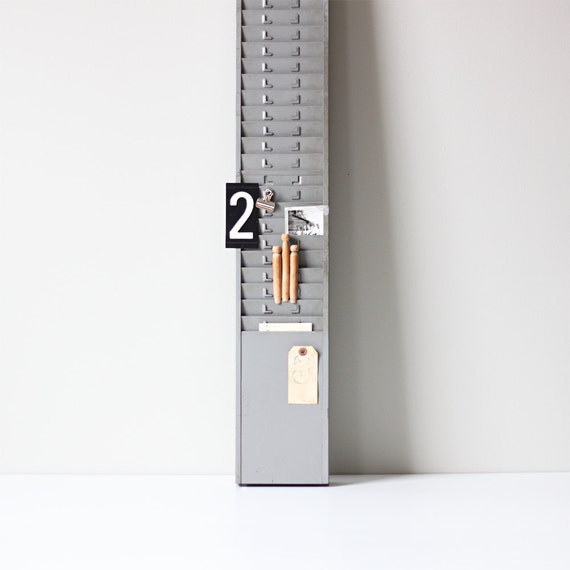 industrial metal time card rack