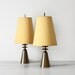 RESERVED classic brass accent lamp set