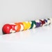 RESERVED vintage billiard ball set