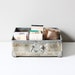 vintage fiberglass divided crate