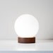 modern glass sphere lamp