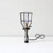 industrial work table lamp / cage accent shop light