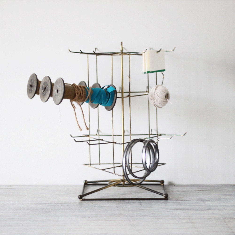 general store display carousel rack by HRUSKAA on Etsy