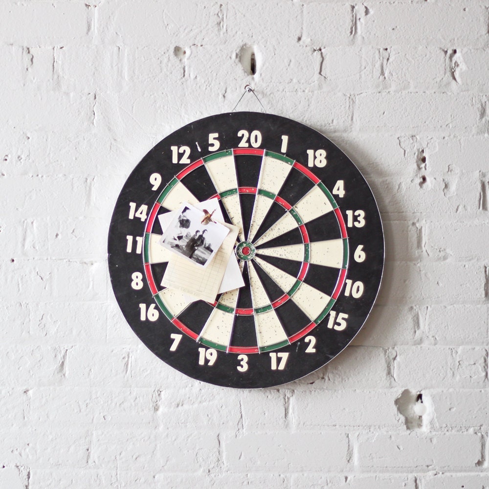 vintage dart game board