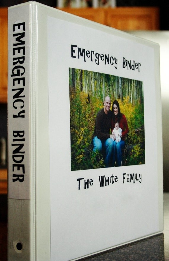 Items similar to Emergency Binder Kits on Etsy