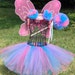 Abby Cadabby 3 pc. Tutu Set---- Tutu, Poof Wand, Headband/Poof Clips---- Lavender, Hot Pink, Turquoise Tutu