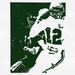 Randall Cunningham, Quarterback of the Philadelphia Eagles, one color print (artist proof)