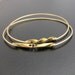 Twister Bangle Bracelet Set - Gold, Twist Bangle Stack, Twist Bracelet Stack, Twist Jewelry, Twister Stacking Bangle Set Design