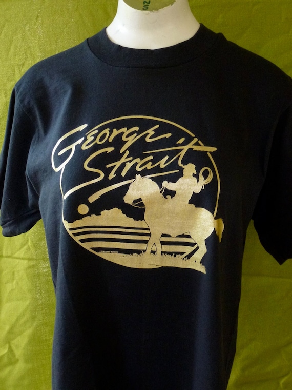 VIntage tee George Strait concert tee 1988 black vintage