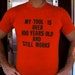 Vintage tshirt - My Tool innuendo - soft and thin orange size medium