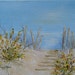 Beach oil painting landscape LBI Peace 8x10 inch by Judith Rhue