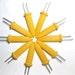Golden Yellow Corn on the Cob Holders ... 5 pair