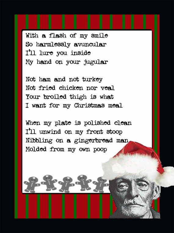 Items similar to Albert Fish serial killer holiday card on Etsy