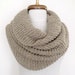 SALE...Beige Cowl Neckwarmer With Flower Brooch-Ready For Shipping-Black Friday and Cyber Monday-Christmas gift