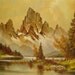 Unframed Litho Timberline Lake by Wilmer
