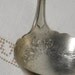 Antique Soup Ladle Bridal Wreath pattern circa 1915 Extra Long Curved Handle Shabby Chic French Country Victorian Bows and Ribbons Embossed