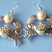 Silver Caribbean Crab Earrings