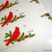 Red Cardinal Christmas Gift Tags, To And From