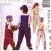 mccalls laura ashley pattern 5516 or P324 - childrens and girls jumpsuit - (1991) - UNCUT