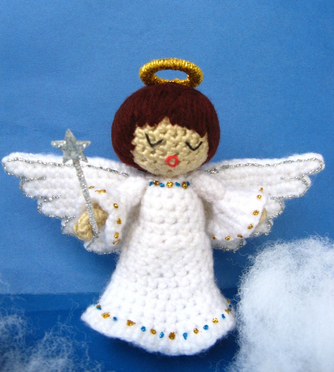 Amigurumi Angel Crochet Pattern PDF christmas tree decor