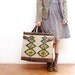 Around the World in 80 Days Weekender - Leather, Embroidery and Canvas