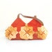 Lotus Flower Bag - Manipulated Vintage Fabric