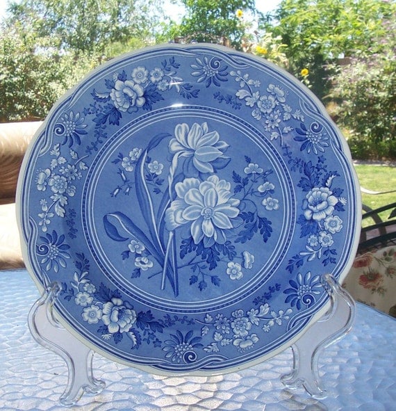 Spode Blue Room Collection Botanical Plate