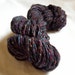 Obsidian Rainbow - Recycled Silk Sari Yarn - 130 yds, Sport Weight, Single Ply