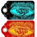 Day of the Dead Catrina TAGs - 8.5 x 11 inch Printable Digital Collage Sheet - 3.5 inch x 2 inch Gift TAGs