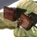 Wood Cuff Links Handmade from Kiatt Wood - Cufflinks - Perfect for the Groom or as a Gift - 3/4 inch Diameter