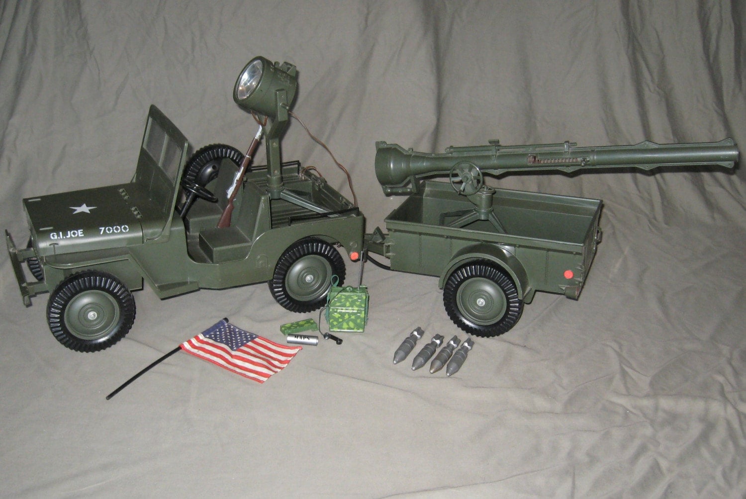 Vintage gi joe jeep for sale