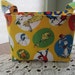 Reversible Organizer Fabric Dr Seuss The Cat In The Hat Yellow Basket Bin Storage