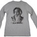 Beethoven Hears, 100 Percent Cotton Long Sleeve T-shirt, Gray, unisex