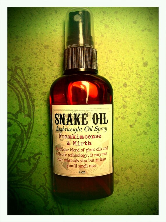 SNAKE OIL 4 oz Lightweight Oil Spray for Body & Hair Private
