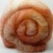 Creamsicle Snail 80/20 Merino/Silk, Angelina, and Firestar, 2.3 oz (SKU 25)