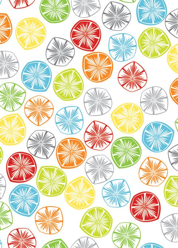 Fruit Wheels in Multi from Fruit Slice by Khristian Howell for
