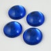 24 pcs 20mm Sapphire Blue Vintage Glass Cabochons Stones S-227 v