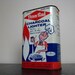 Vintage Lighter Fluid Tin. Great Retro and Americana Graphics. Independence Day. 4th of July