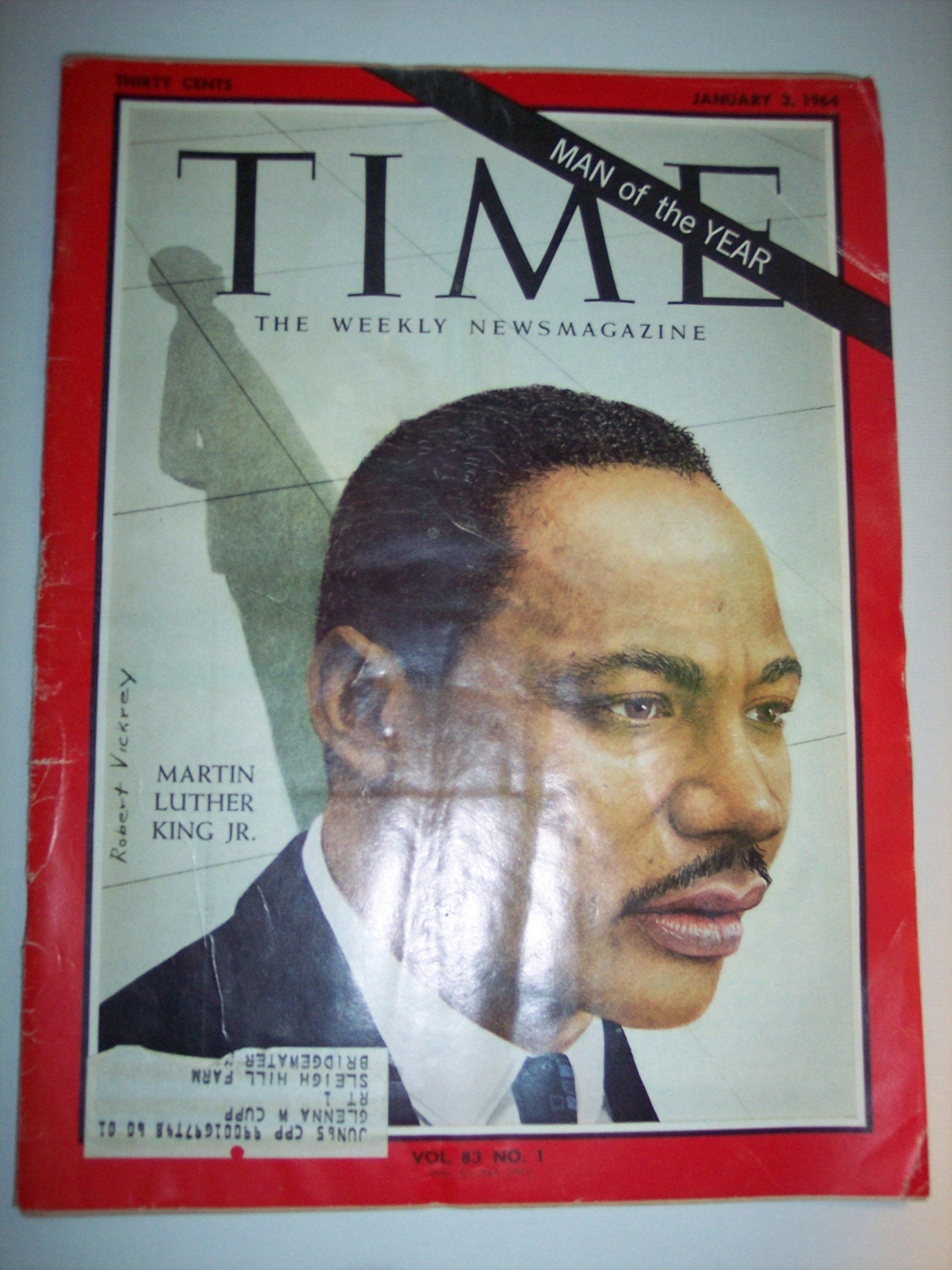 Vintage Martin Luther King Jr. Time Magazine