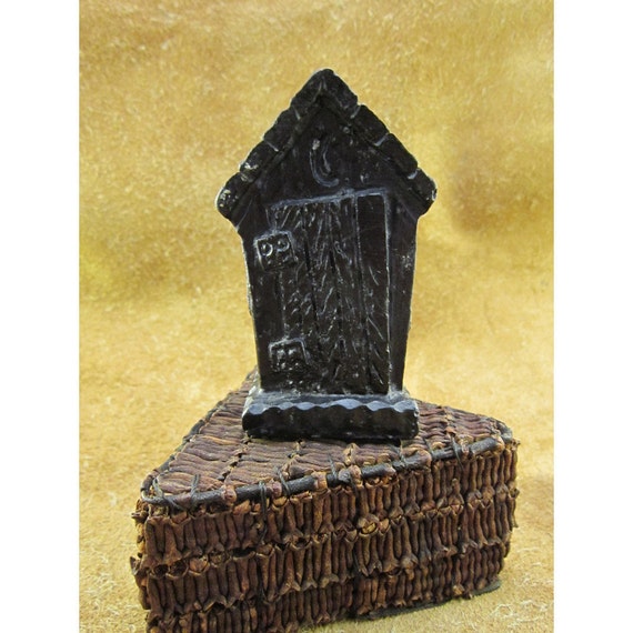 Coal Outhouse Sculpture Vintage Figurine Made of West Virginia