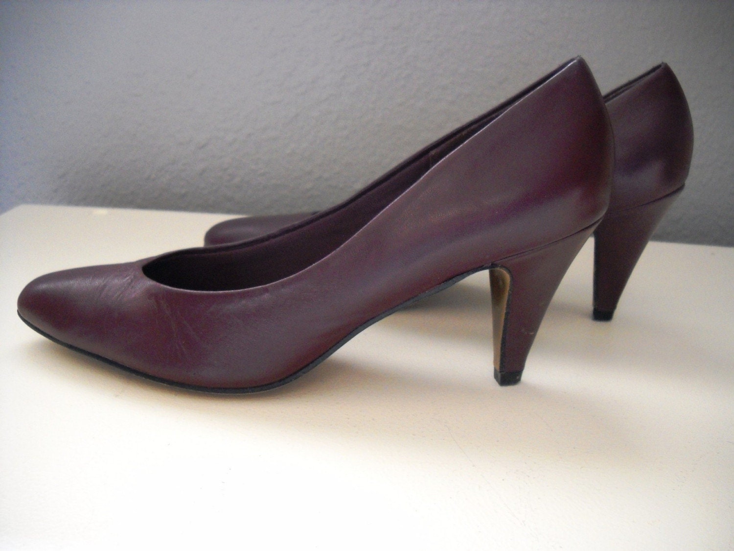 Vintage Plum High Heels FREE SHIPPING