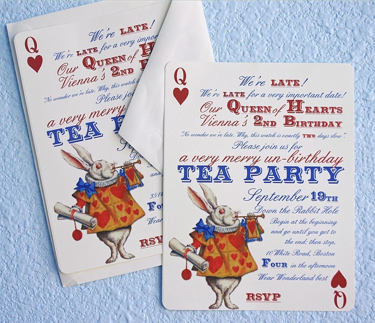 Alice In Wonderland Tea Party Invitations 1