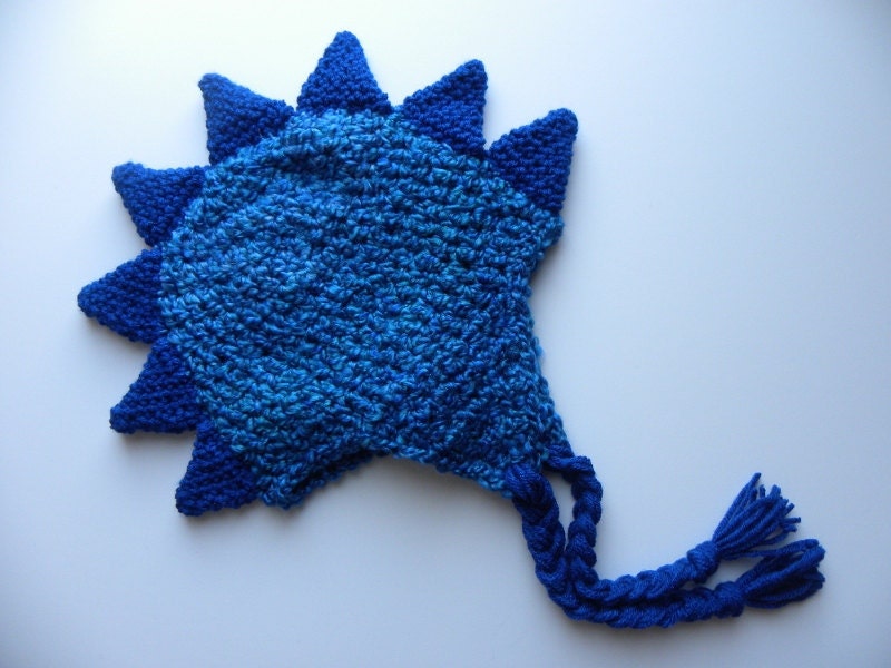 CROCHET PATTERN Dragon Crochet Hat by brookeslittlestitch