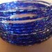 Royal blue memory bracelet