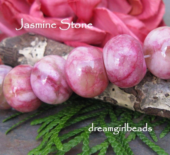 Jasmine Stone Semi Precious 14mm Beads